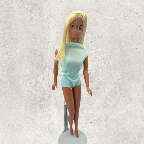 Vintage The Sun Set Malibu Barbie Doll Tan 1971-72 JAPAN With Original Swimsuit - Picture 7 of 13